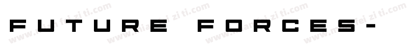 Future Forces字体转换